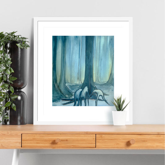 Don't Stop 'til You Get Enough, 14" x 16" Framed Giclee